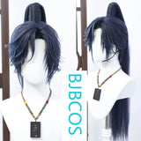 [Styled Wig]Ashes of the Kingdom‌ Blue black Lace Front Wig COS Fu Rong Furong wig set with antique style
