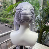 [Styled Wig]Anastasya Feodorovna Snezhnaya Cosplay Wig Genshin Impact Cosplay Periwig Costumes Wig Comic-Con Anime Hallowmas