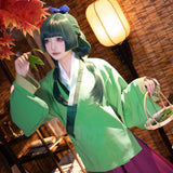 Anime Maomao Cosplay Costume The Apothecary Diaries Kimono Mao Mao Uniform Wig Outfits Halloween Carnival Party For Women