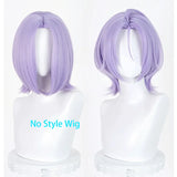 [Styled Wig]Julius Juukulius Cosplay Wig Anime Re:Zero Women Man Short Purple 35CM Hair For Halloween Comicon Party Adult Wig