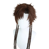 [Styled Wig]Ashes of the Kingdom‌ Sun Ce cosplay wig cover patch wig side split design