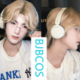 [Styled Wig]Lace Front Wig Small lace men's gold daily COS short hair micro spray fluffy universal wig
