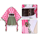 Demon Slayer: Kimetsu no Yaiba Mitsuri Kanroji‌ Cosplay Costume Anime Woman Comic Convention Christmas Halloween Party Clothing