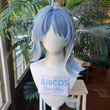 [Styled Wig]‌Odette Cosplay Wig Game Genshin Impact Light Blue Hair For Women Anime Game Con Props Role Play Gift Halloween