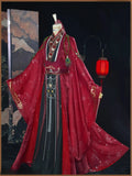 For All Time‌ Cos Rorschach Ancient Style Hanfu Halloween Uniform Carnival Party Play Role Clothes