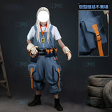 Gachiakuta‌ Abandoned Abyss Battle Ghost Eucast Stinluza cosplay men's imitation denim overalls set