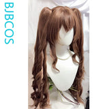 [Styled Wig]‌‌Gilberta Cosplay Wig Game Arknights:Endfield Brown Long Curly Hair 75CM Twin Tails Heat Resistant Cosplayer