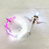 Aemeath Cosplay Prop Game Wuthering Waves Man Women 3D Printing Microphone Headpiece And Halo Role Play Prop Carnival Accessorie