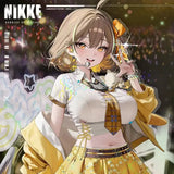 [Styled Wig]Anis Cosplay Wig Game GODDESS OF VICTORY: NIKKE Women 33CM Mixed Yellow Brown Hair Superstar T.T. STAR Role Play