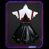 ‌Spot Goods NEEDY GIRL OVERDOSE Koyori‌ Ame Cospaly Costume【S-XL】Size Red And Black KAngel Cospaly Halloween