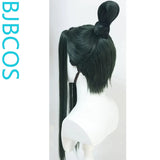 [Styled Wig]Ashes of the Kingdom‌ Xun Yu's dark green imitation hand hook short hair imitation full zip bun COS wig cover
