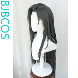 [Styled Wig]Ashes of the Kingdom‌ Guo Jiaqian lace three pointed hook wig set cos black gray green antique style