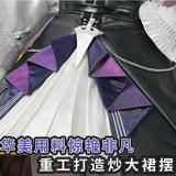 Zenless Zone Zero Vivian cosplay, anti tongued bird vampire, gothic dress Halloween Uniform Carnival Party Play Role Clothes