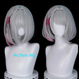 [Styled Wig]Force Hackclaw Wig Game Delta Women Man Short Mixed Gray 33CM Hair For Halloween Comicon Party Adult Wig