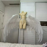 ‌Yukito Tsukishiro Cosplay Custom Anime Women Foldable White Versatile Pearl Cotton Wings Cosplay Halloween Carnival Party Prop