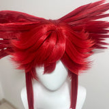 [Styled Wig] In Stock Anime Li Glaze Synthetic Hair Short 30cm Mixed Orange Red Cosplay Anime Wig Heat Resistant Hair Halloween