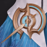 Jinhsi Cosplay Costume Game ‌Wuthering Waves Suit Blue And White Dress Halloween Role Play Carnival Party World Tour‌ S-3XL