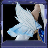 Odette Cosplay Costume Game Genshin Impact Women White And Blue Lolita Dress Full Set Christmas Party Carnival Role Play S-XL‌