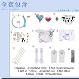 【In Stock】Aemeath Cosplay Costume Game Wuthering Waves Women Dress Carnival Halloween Anime Game Role Play Uniform Size S-XXL