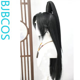 [Styled Wig]Ink burning ancient style young man ancient costume COS Lace Front Wig shaped wig set