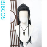 [Styled Wig]Ashes of the Kingdom‌ Man Chong‌ Front lace three pointed wig set with ancient style Hanfu men's