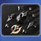 The Traveler Lumine Cosplay Costume Genshin Impact Women Dark Blue Role Play Set Anime Performance Outfit Halloween Party Props