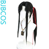 [Styled Wig]Heaven Official's Blessing Ancient costume youth flower city cosplay side split Lace Front Wig beauty pointed