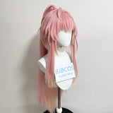 [Styled] WUWA Game Wuthering Waves Aemeath Cosplay Wig 90cm Long Pink Gradient Color Women Wigs Heat Resistant Synthetic Hair