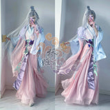 ‌For All Time‌ Cos Emerald Ancient Style Hanfu Halloween Uniform Carnival Party Play Role Clothes
