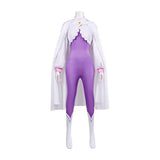 Re:ZERO - Starting Life in Another World Emilia Anime Cosplay Purple Tight Bodysuit Cloak Halloween Stage Performance Costume