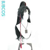 [Styled Wig]Hua Cheng Xiao Chiye Cosplay Lace Front Wig Anime Long Black Hair Ancient Style NPC Versatile COS Halloween Party