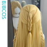 [Styled Wig]Cartethyia Cosplay Wig Game Wuthering Waves Women Light Yellow Hair 90CM Halloween Heat Resistant Synthetic Wigs
