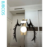 Vampire Cosplay Black Wings Anime Game Women Man Cosplay Performance Eva Angel Devil Lolita Wings Halloween Carnival Props