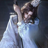 White ancient costume, white clothes, flower city, Wu Xing Xue, Chu Wanning, original cosplay, versatile bridge lady