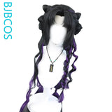 [Styled Wig]WHERE WINDS MEET  Green Grassland Imitation Hand Hook COS Hairy Girl Style Wig Set