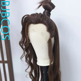 [Styled Wig]Ashes of the Kingdom‌ Zhuge Dan Brown Three Pointed Lace Front Wig Hair COS Wig Set