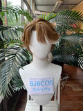 [Styled Wig]Welt Yang Game Cosplay Wig Honkai: Star Rail Short Brown Halloween Wigs Heat Resistant Synthetic Wigs