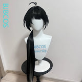 [Styled] Wuthering Waves Rover Cosplay Wig Black Heat Resistance For Women Resonator ROVER Cosplay Wig For Women
