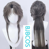 [Styled Wig]Ashes of the Kingdom‌ Lingtong COS wig wolf tail styling gray brown Lace Front Wig wig cover