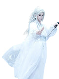 White ancient costume, white clothes, flower city, Wu Xing Xue, Chu Wanning, original cosplay, versatile bridge lady