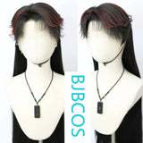[Styled Wig]Full Lace Wig God of Wealth COS color blocked NPC versatile ancient style Hanfu creative styling wig set