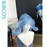 [Styled Wig]‌‌Qingxiao Cosplay Wig Game Wuthering Waves Women Long 110CM Mixed Blue Hair Anime Game Role Play Wig For Halloween