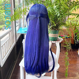 [Styled] Acheron Cosplay Wig HSR Purple Blue White 75cm Long Wig Heat Resistant Synthetic Hair Acheron Cosplay Hair Accessory