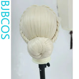 [Styled Wig]I dentity V Red Lady's Illusory Night Tide COS Lace Front Wig Silver White Wig Set