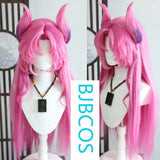 [Styled Wig]League of Heroes  Star Guardian Kasha Cos Corn Beard Hairy Girl Patch Style Wig Set