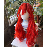 [Styled Wig]Himeko Cosplay Wig Honkai Star Rail HSR Women Red 66CM Hair For Heat Resistant Synthetic Hair Halloween Party Wigs