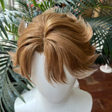 [Styled Wig]Welt Yang Game Cosplay Wig Honkai: Star Rail Short Brown Halloween Wigs Heat Resistant Synthetic Wigs