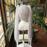 [Styled Wig]‌Frieren Cosplay Wig Anime Frieren: Beyond Journey's End Women White Long 68CM Hair Halloween Carnival Party Wig Cap