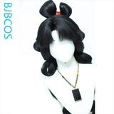 [Styled Wig]Sword Three Braised Jianghu Lolita Fake Lace Front Wig COS Style Wig Set