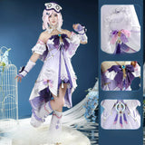 Citlali Game Cosplay Costumes Genshin Impact Full Set Cosplay For Women【XS-2XL】Size,Halloween Party Role Play Props Purple